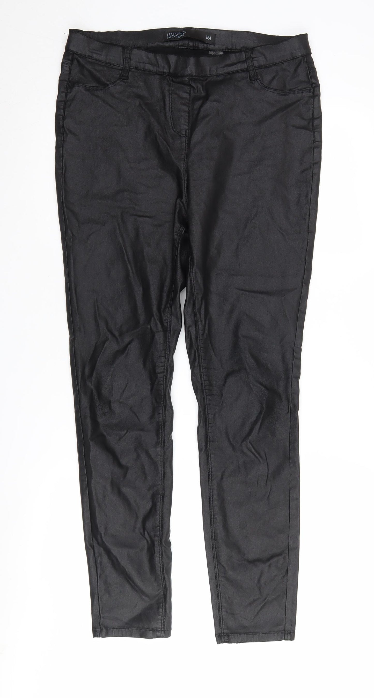 Next Women's Black Jegging Skinny Trousers Size 16