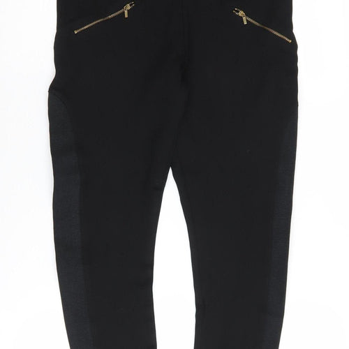 Zara Basic Women's Black Ankle Leggings L