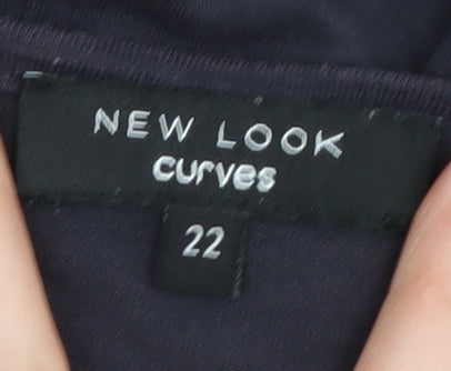 New Look Women's Black Plus Size Tank Top