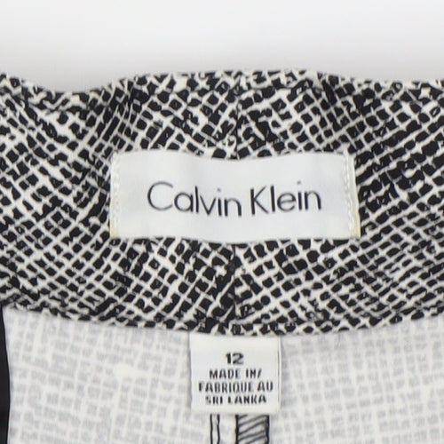 Calvin Klein Women's Black Chino Shorts Size 12