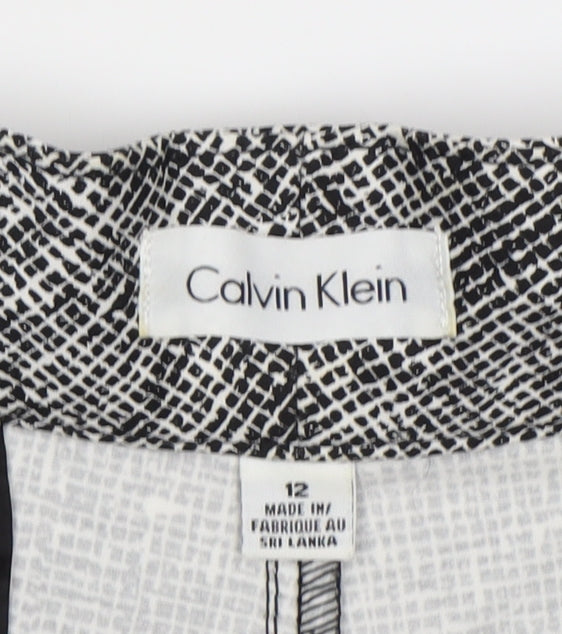 Calvin Klein Women's Black Chino Shorts Size 12
