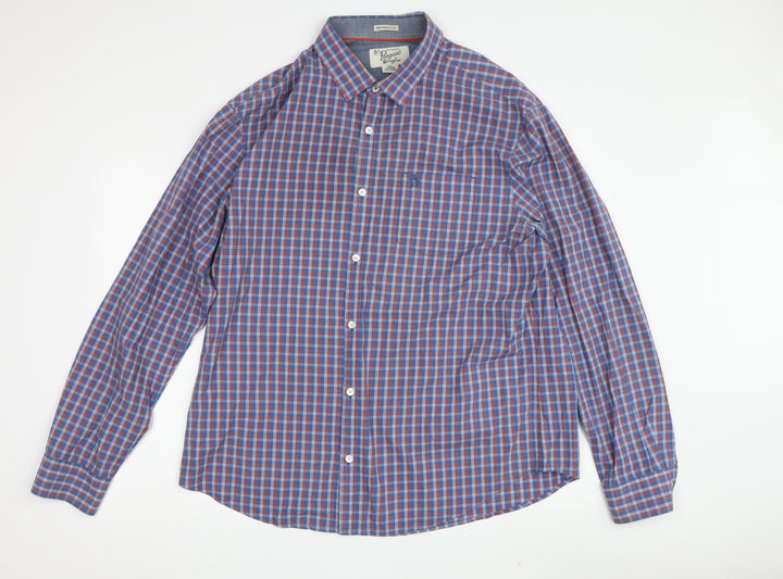 Original Penguin Men's Multicoloured Slim Fit Shirt