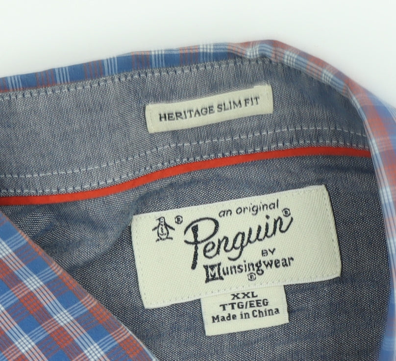 Original Penguin Men's Multicoloured Slim Fit Shirt