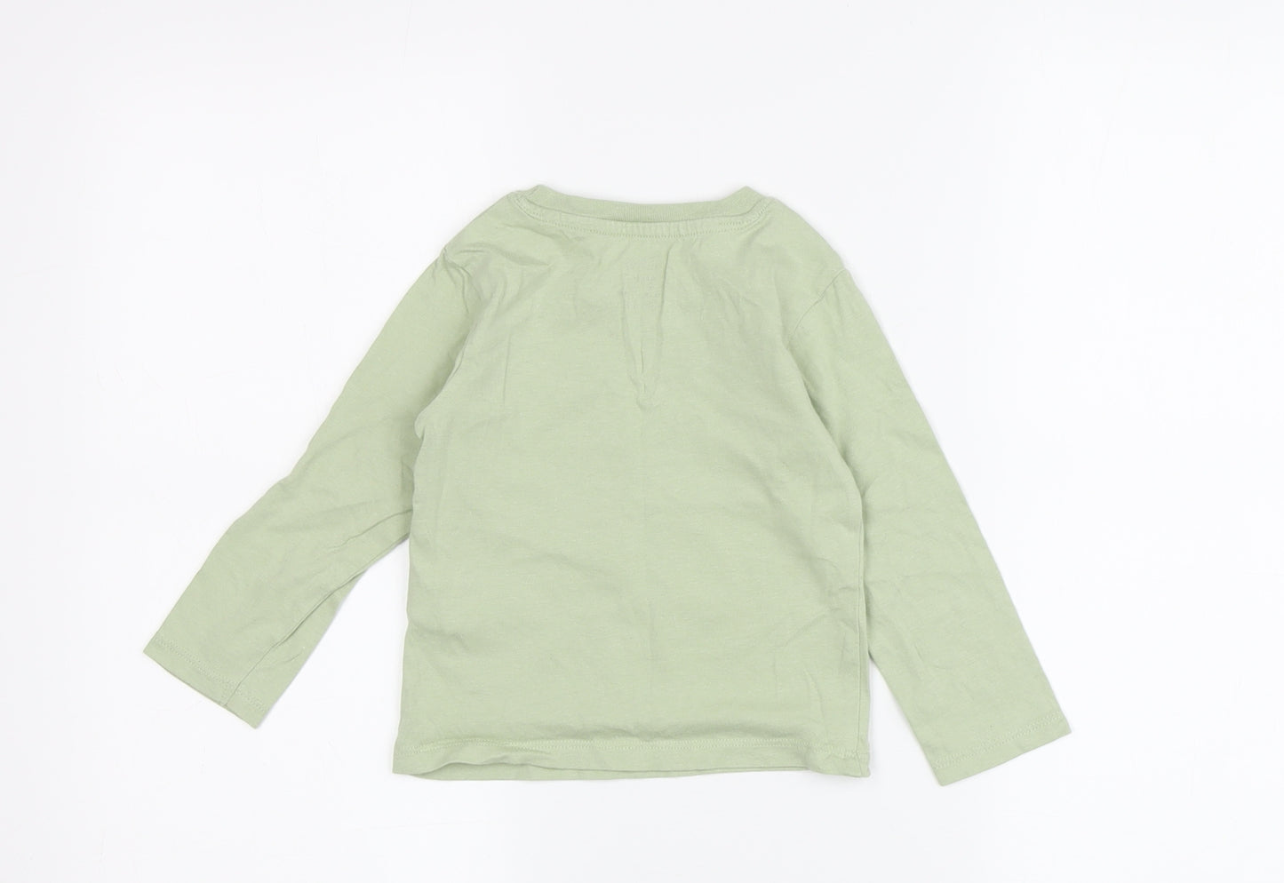 Disney Unisex Baby Green Mickey Mouse T-Shirt 12-18M