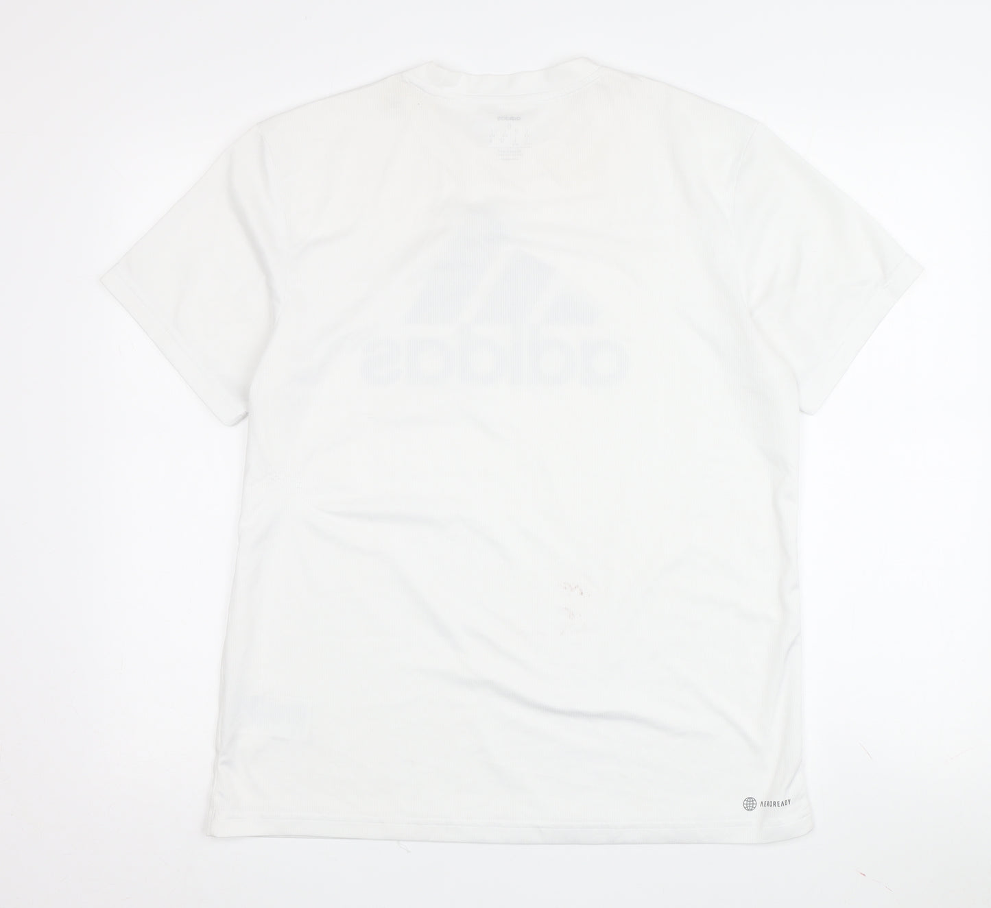 Adidas Unisex White S Basic T-Shirt Gymwear