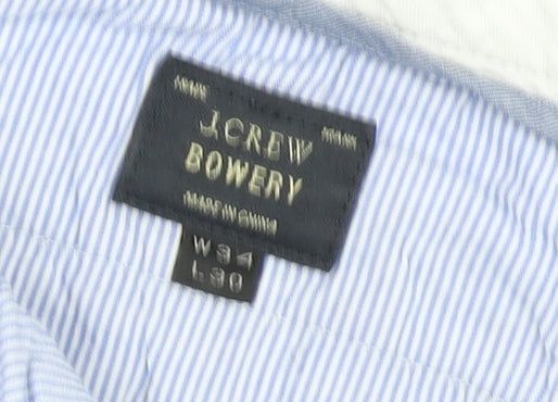 J.Crew Men's Blue Chino Trousers, Size 34, Regular Fit