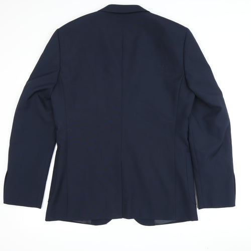 Jeff Banks Men's Blue Blazer M Regular Fit Formal