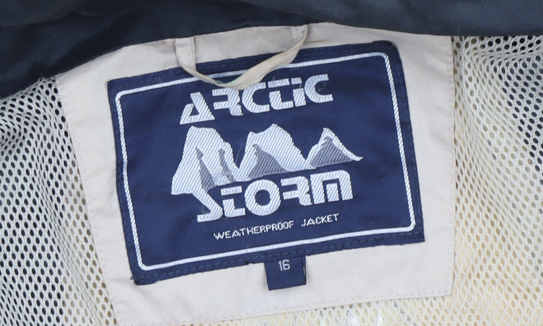 Arctic Storm Women's Beige Hooded Weatherproof Parka Jacket 16