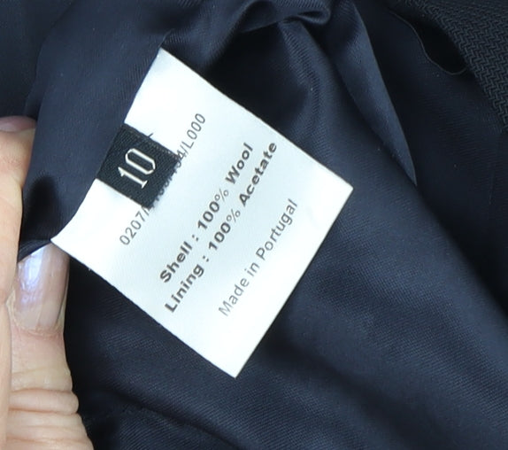 Hobbs Women's Black Wool Blazer Size 10