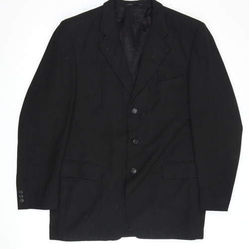Copperstone Men's Black Regular Fit Blazer 44