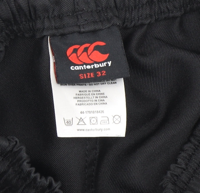 Canterbury Men's Black Regular Fit Casual Shorts