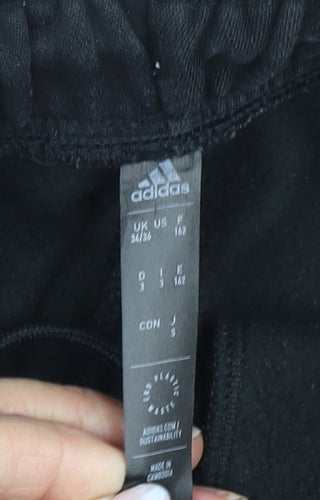 Adidas Boys Black Jogger Trousers - Size 12-13 Years
