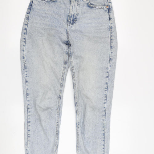 Topshop Women's Blue Mom Jeans Size 6 High Waist