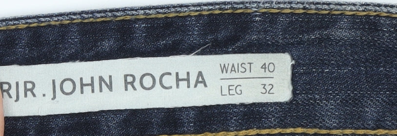 RJR John Rocha Men's Blue Straight Jeans Size 40