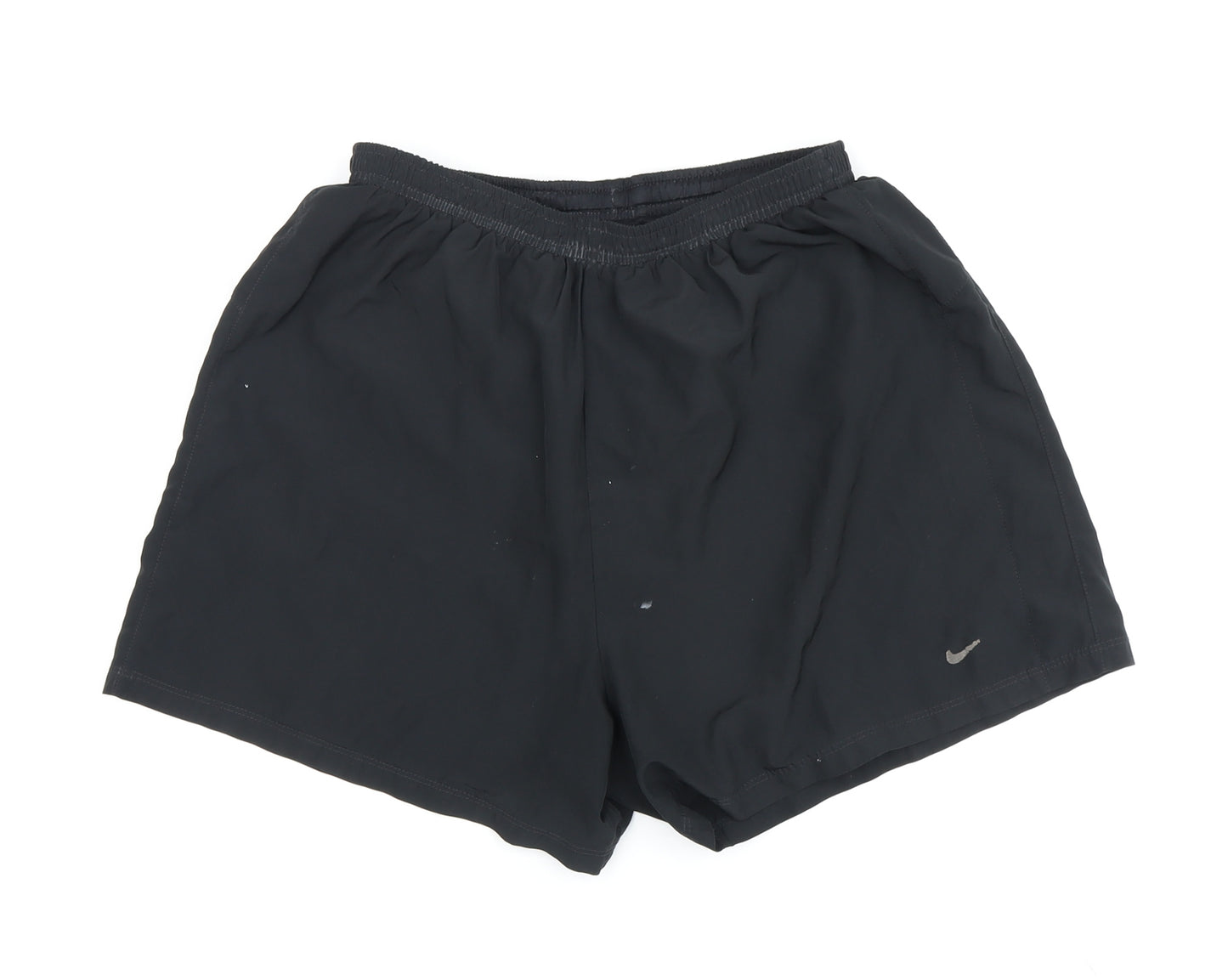 Nike Men's Black Athletic Shorts M - Quick Dry, Elastic Waist