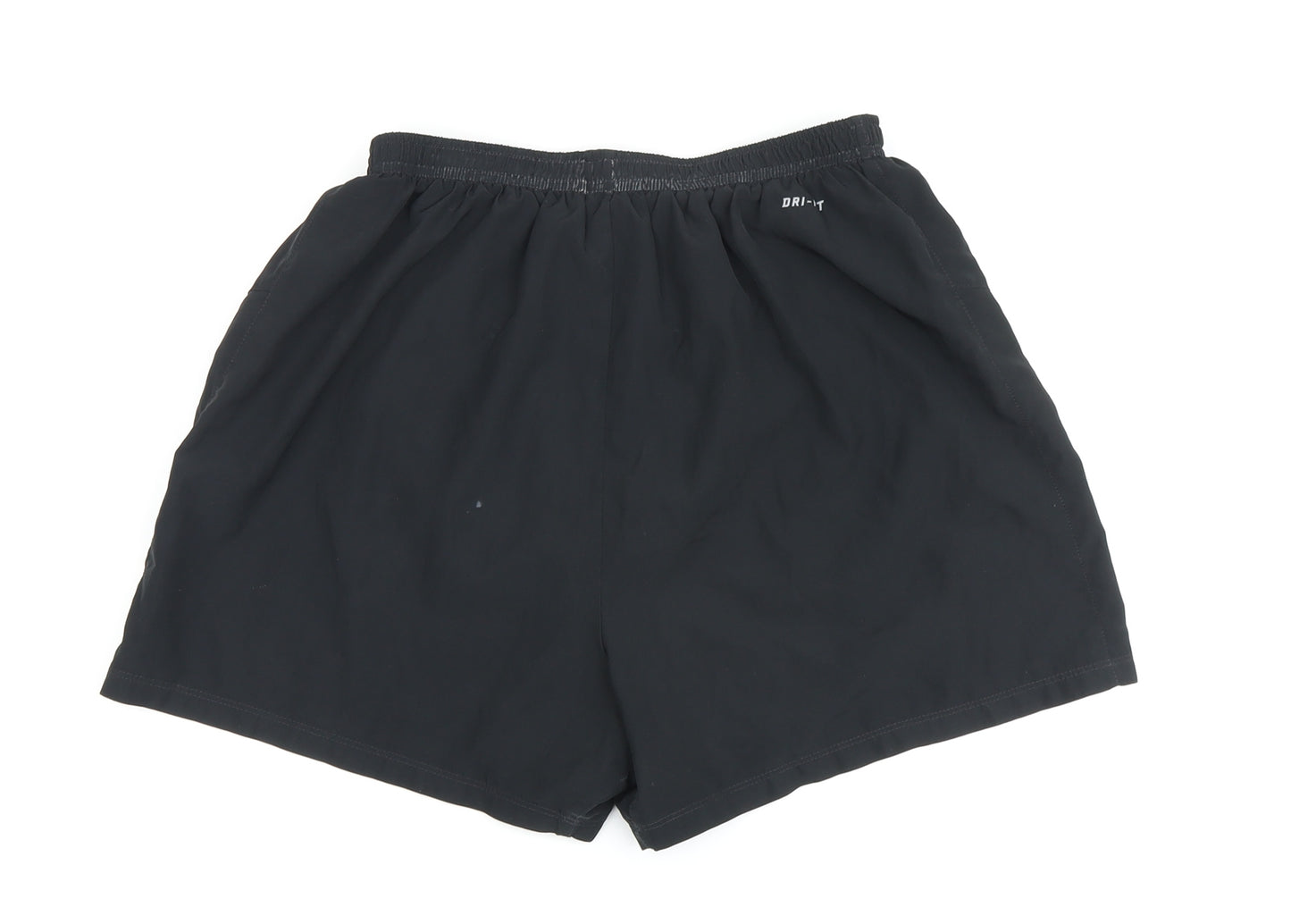 Nike Men's Black Athletic Shorts M - Quick Dry, Elastic Waist