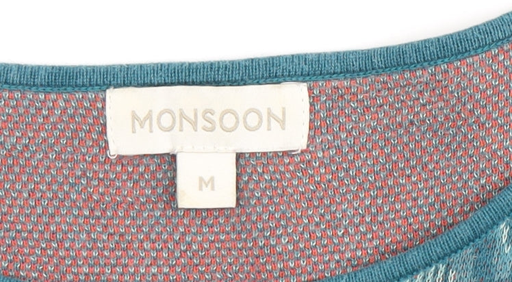 Monsoon Women's Multicoloured M Geometric Shift Dress