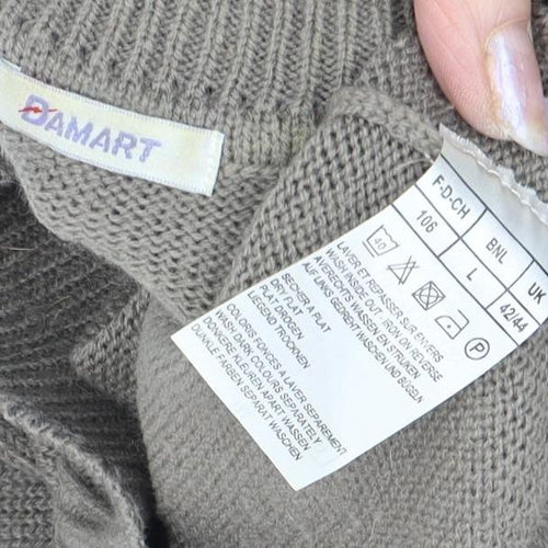 Damart Men's Beige Knit Pullover Jumper L