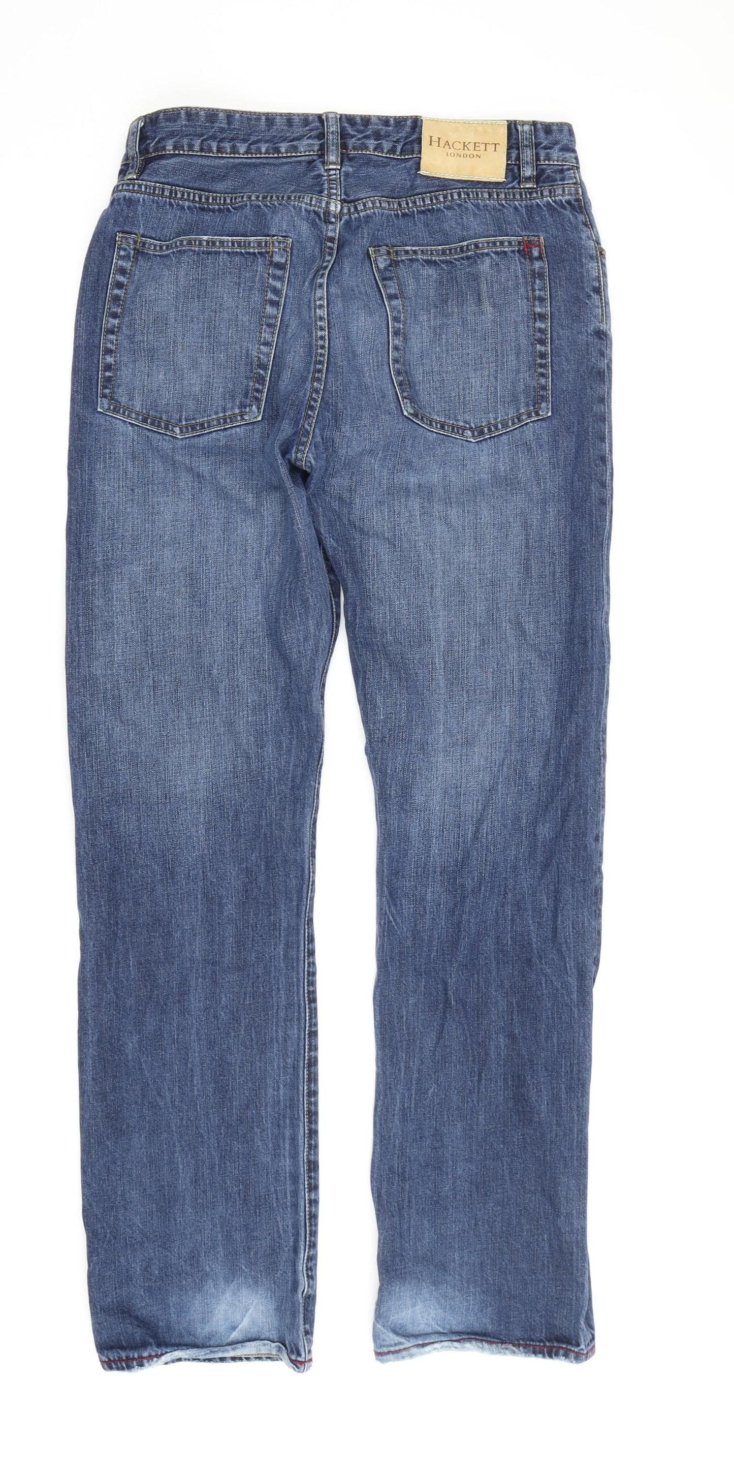 Hackett Men's Blue Straight Jeans, Size 32