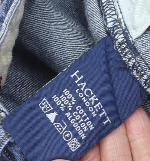 Hackett Men's Blue Straight Jeans, Size 32