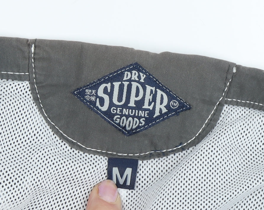 Superdry Men's Grey Shorts, M, Casual Style, Cotton Comfort