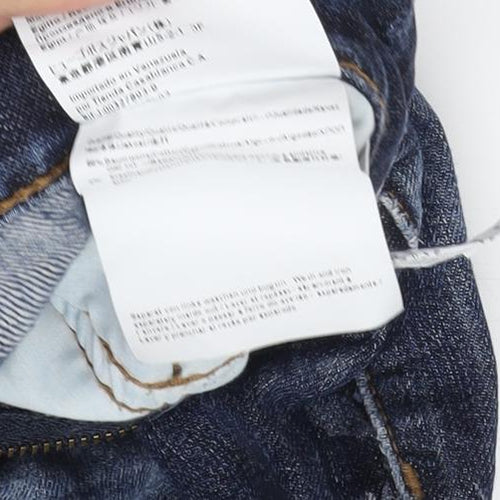 Hugo Boss Men's Blue Straight Slim Jeans - 33