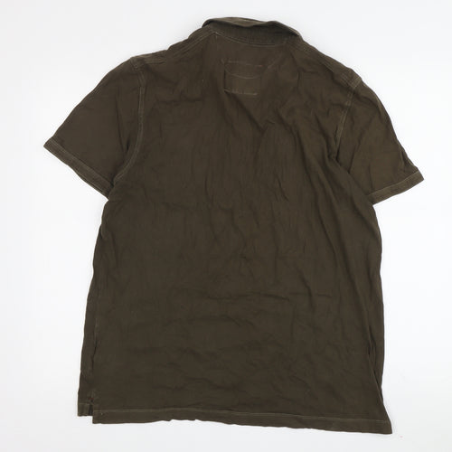 Banana Republic Men's Brown Polo, M, Organic Cotton