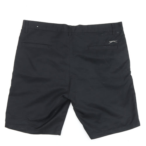 Slazenger Men's Black 2XL Chino Shorts Casual
