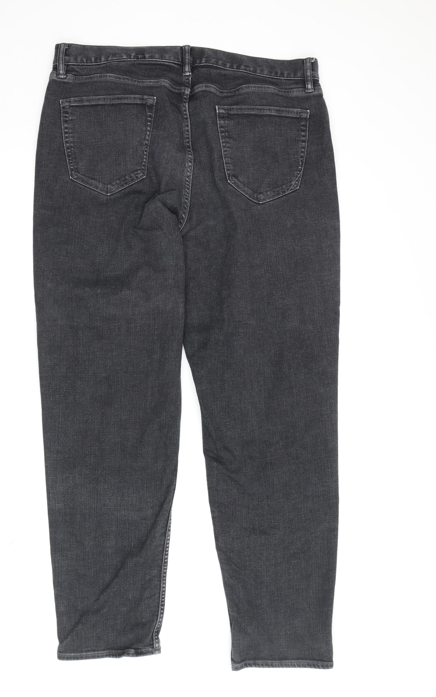 Banana Republic Men's Black Tapered Jeans, Size 36