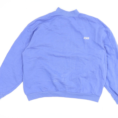 ASOS Women's Blue Pullover Sweatshirt Size 10