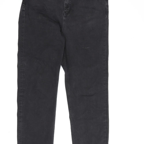 Women's Black Straight The Supersoft Jeans Size 16