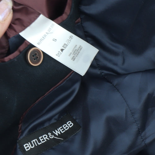 Butler & Webb Men's Black Slim Fit Blazer S