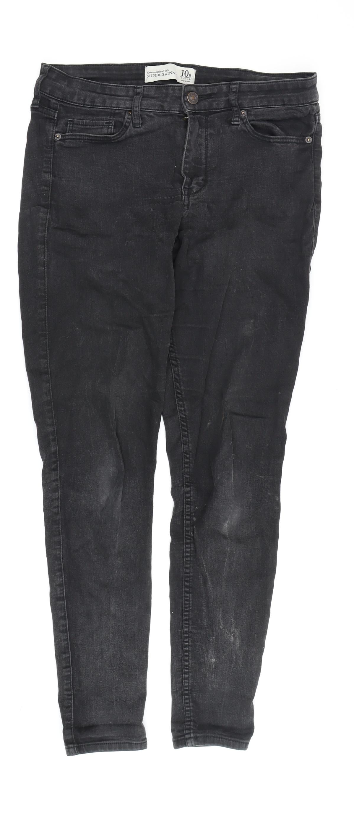Abercrombie & Fitch Women's Black Skinny Jeans Size 10