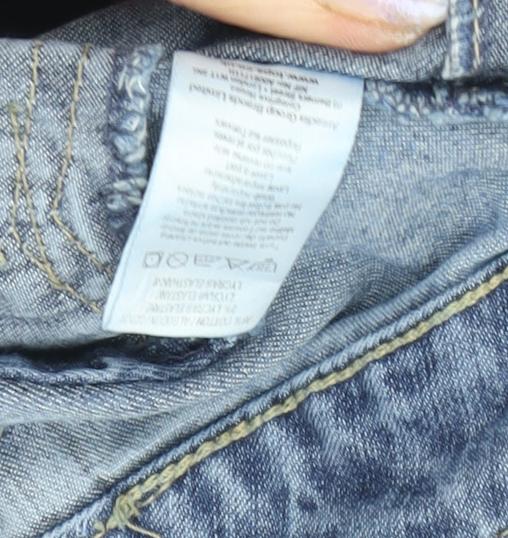 Moto Women's Blue Flared Denim Jeans Size 10