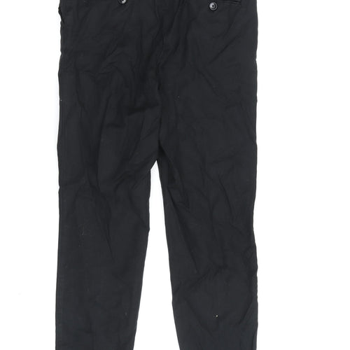 Mint Velvet Women's Black Chino Trousers Size 8