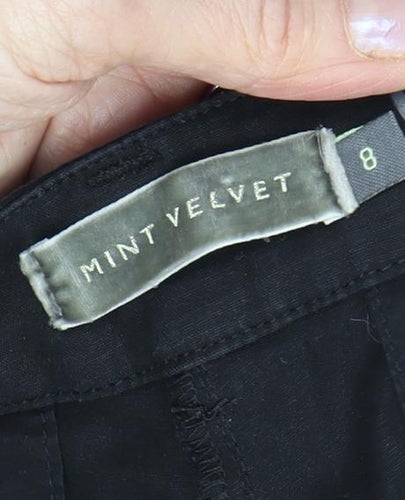 Mint Velvet Women's Black Chino Trousers Size 8