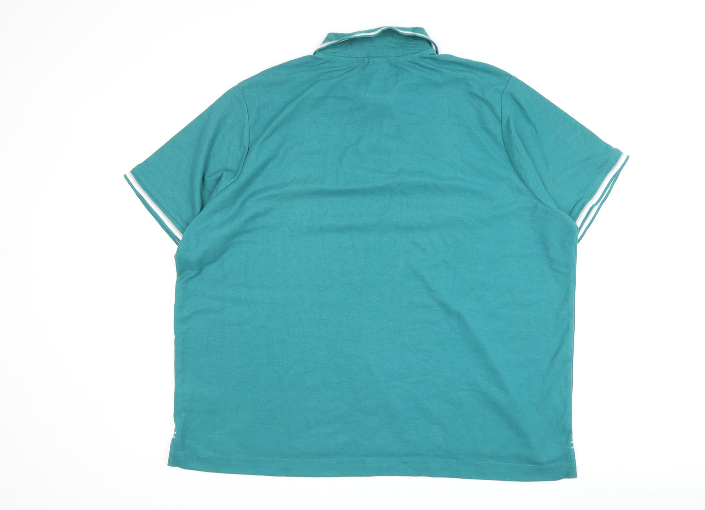 Slazenger Men's Green 3XL Polo Shirt with Logo