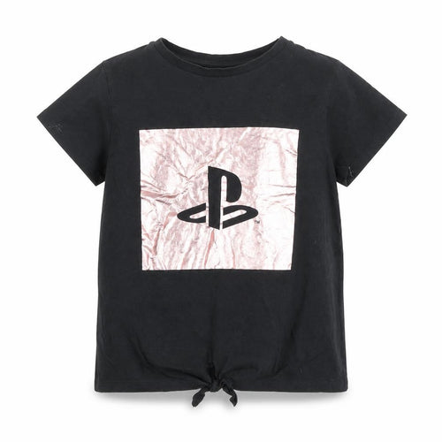 Fashion UK PlayStation Unisex Kids Black T-Shirt 14-15 Years
