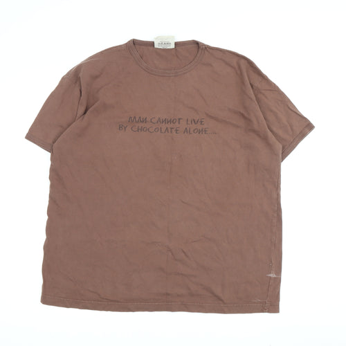 Thorntons Unisex Brown Graphic T-Shirt One Size