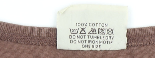 Thorntons Unisex Brown Graphic T-Shirt One Size