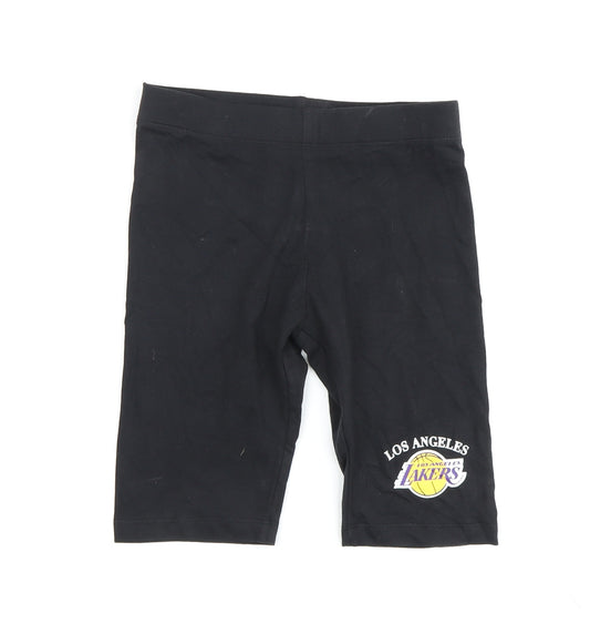 Marks & Spencer Boys Black Biker Shorts 11-12Y NBA Lakers