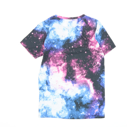 Hype Boys Multicoloured Galaxy Graphic T-Shirt 13 Years