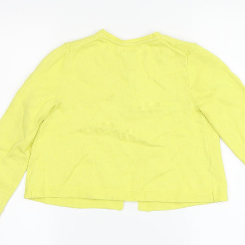 Mini Boden Girls Yellow Cardigan Age 3-4 Years, Cotton