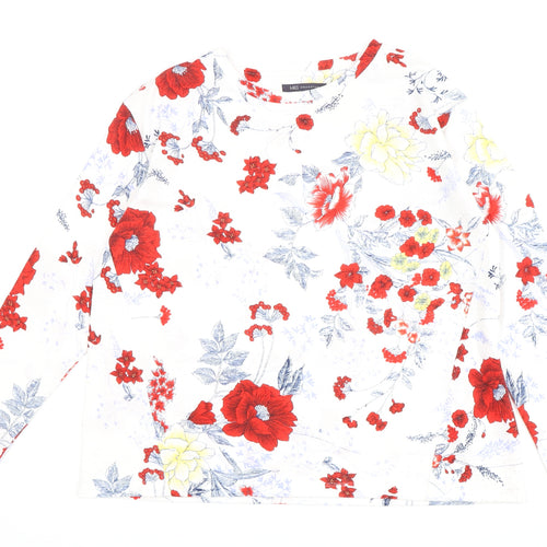 Marks and Spencer Floral Women's Multicoloured T-Shirt Size 16