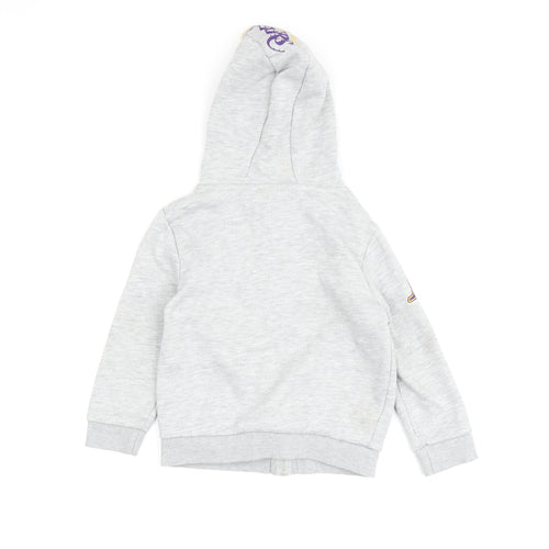 NBA Boys Grey LA Lakers Hooded Jacket 3-4 Years