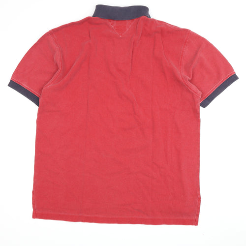 Tommy Hilfiger Men's Red Polo Shirt M