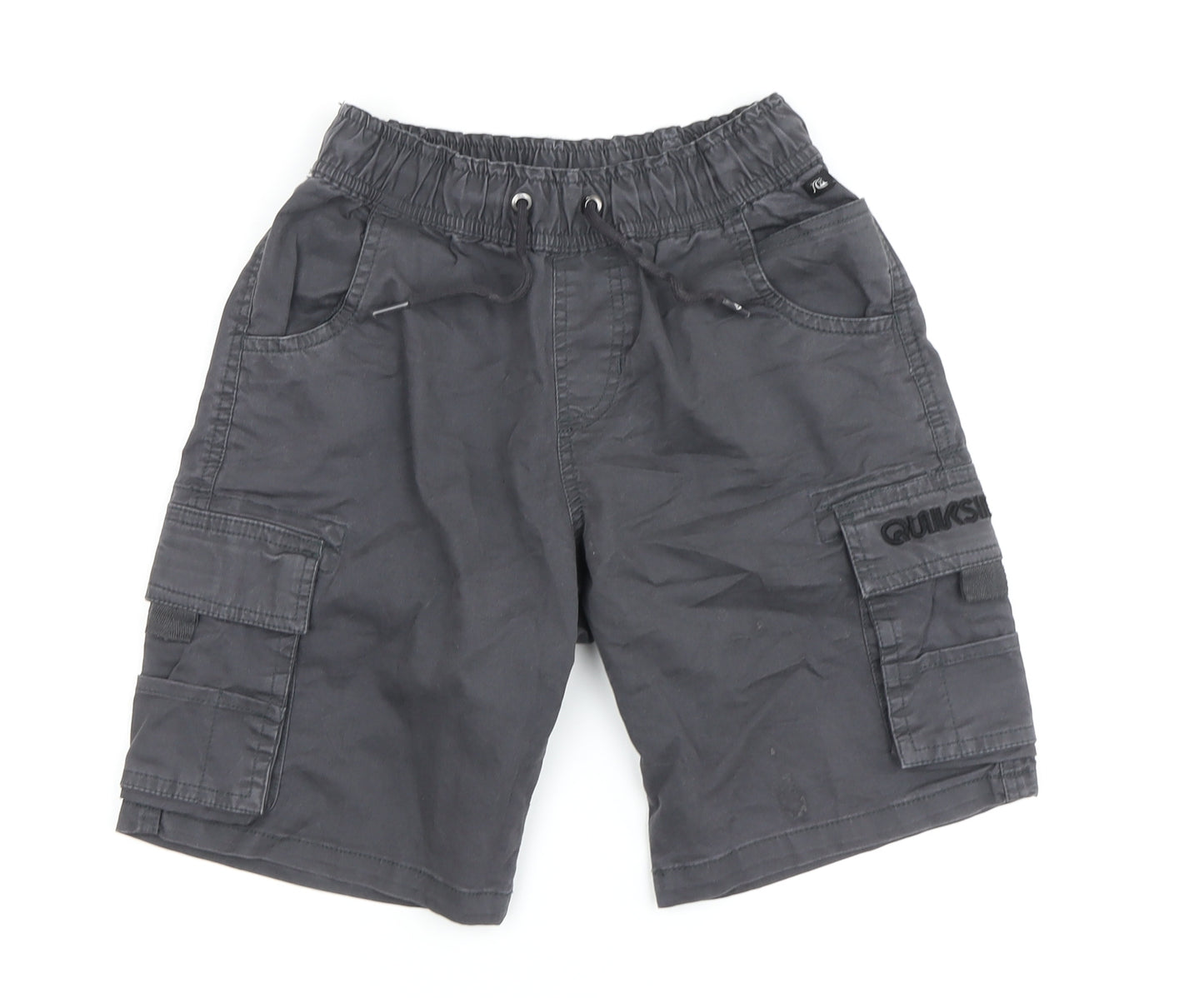 Quiksilver Boys Grey Cargo Shorts 8 Years Relaxed Fit