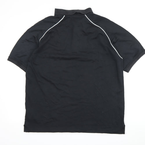 Nike Men's Black XL Rugby Polo Shirt