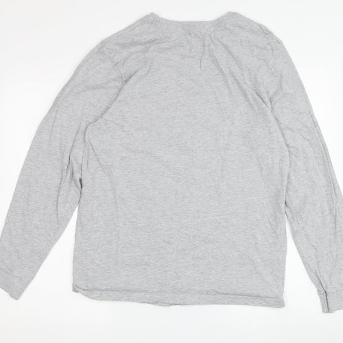 Disney Unisex Cartoon Grey M Long Sleeve T-Shirt