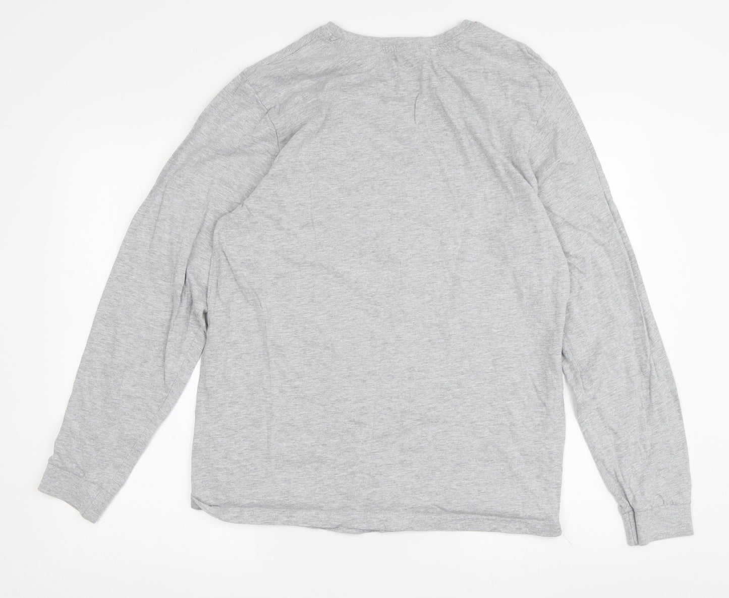 Disney Unisex Cartoon Grey M Long Sleeve T-Shirt